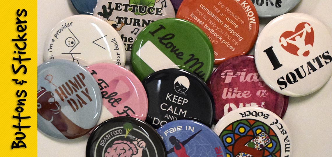 Buttons & Stickers
