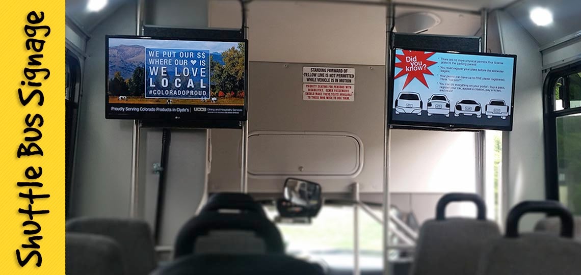 Shuttle Bus Signage